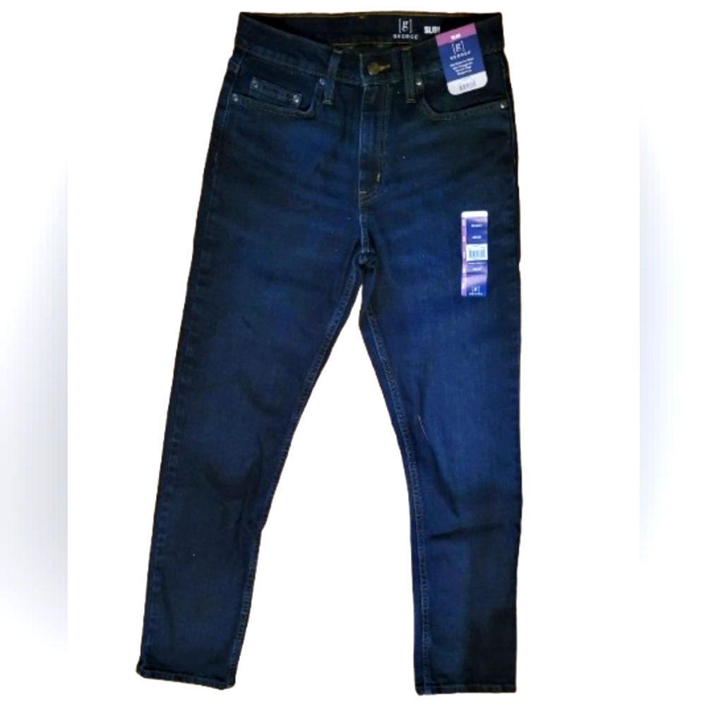 George Slim Jeans. Straight Leg. Stretch.